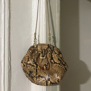 VINTAGE GENUINE SNAKE SKIN BAG